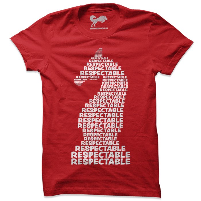 Ghoda Respectable (Red) - T-shirt